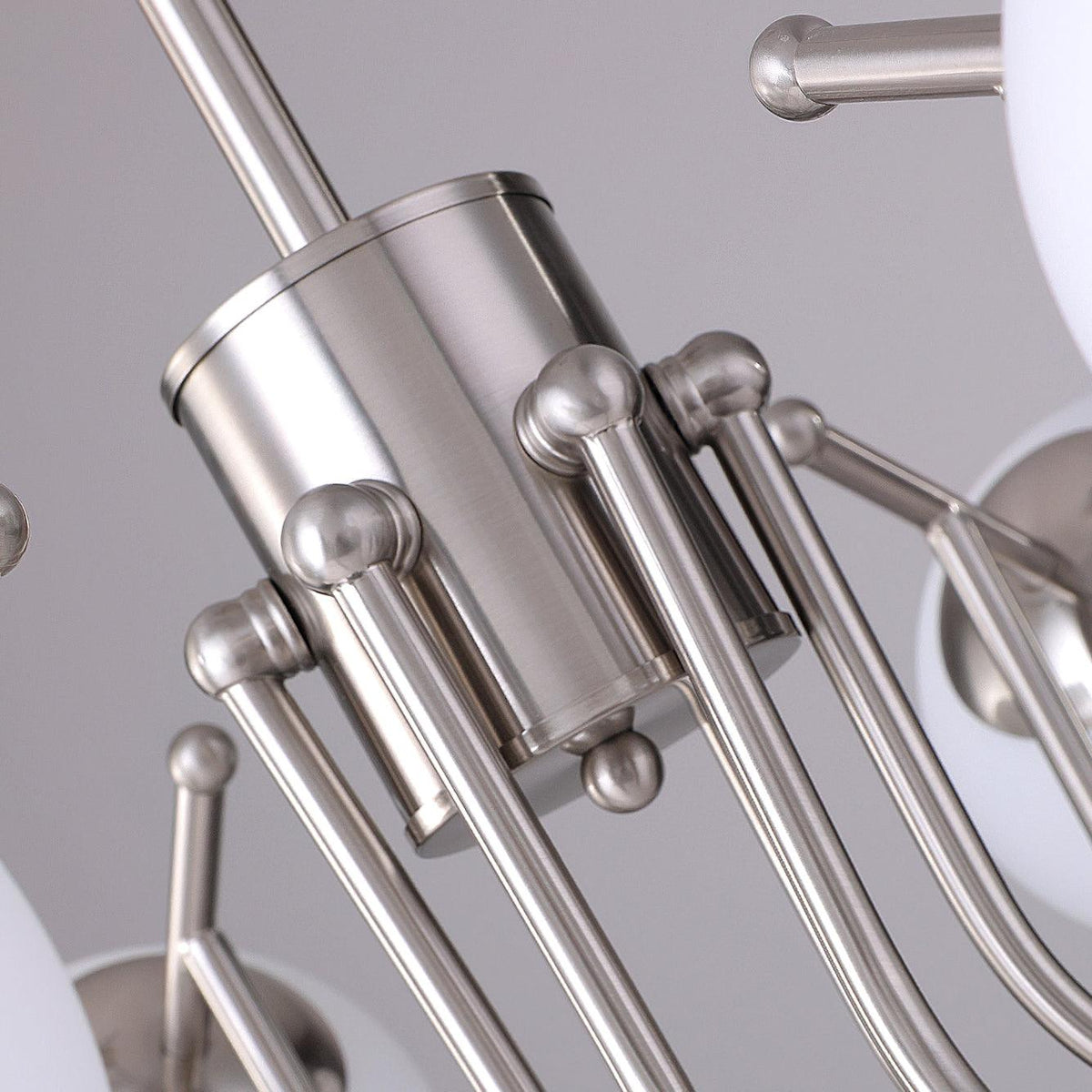 Aurora Lustre Globe en Chrome Moderne
