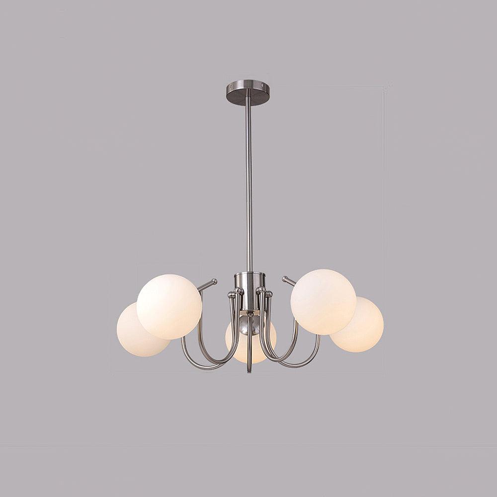 Aurora Lustre Globe en Chrome Moderne