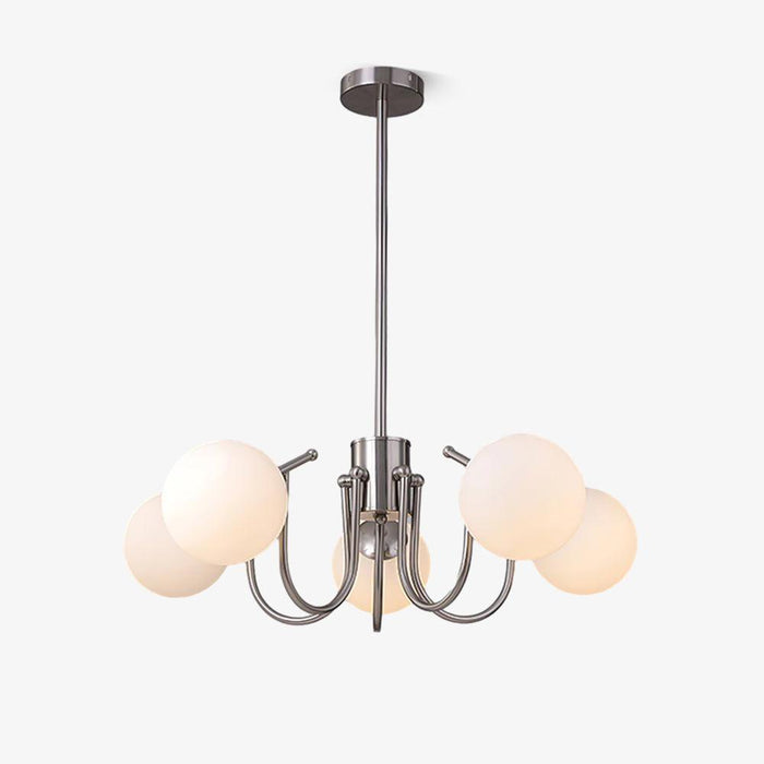 Aurora Lustre Globe en Chrome Moderne