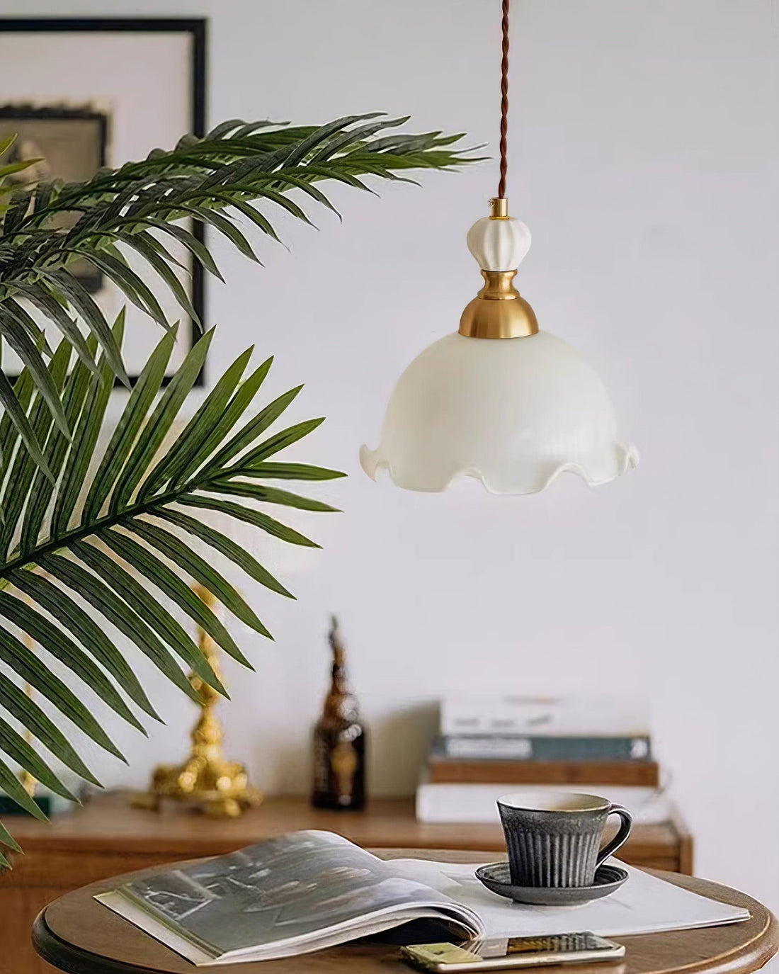 Valo Suspension Vintage Romantique en Verre