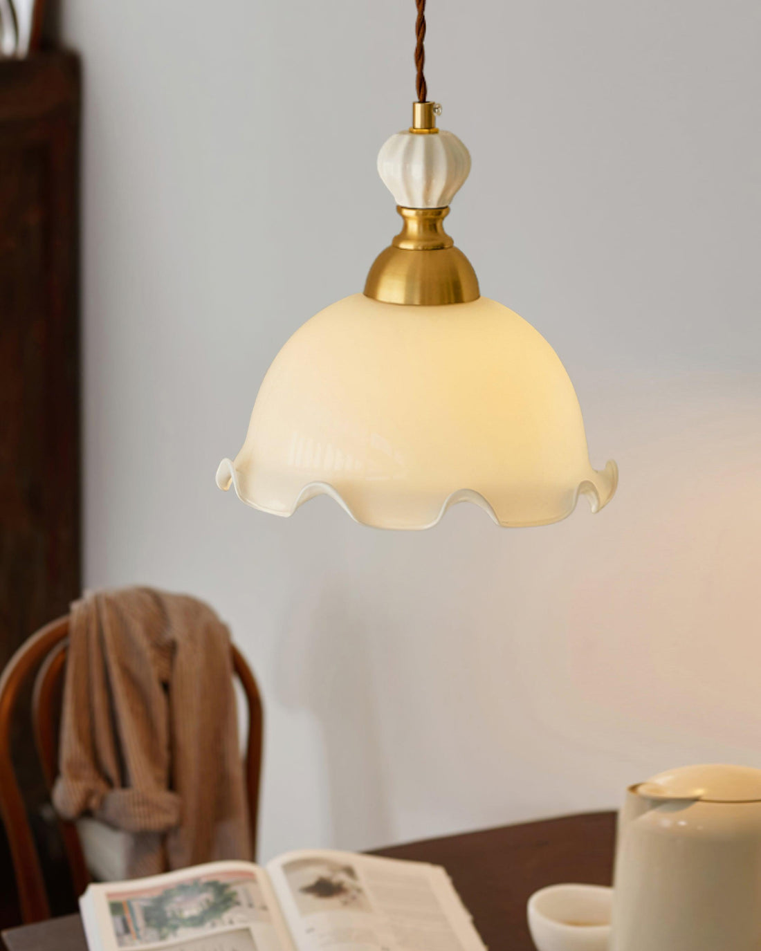 Valo Suspension Vintage Romantique en Verre
