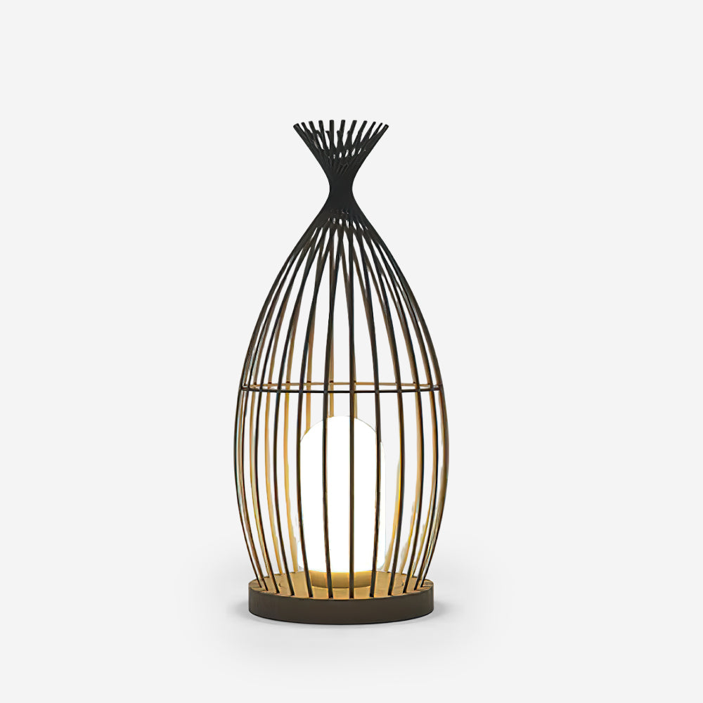 Birdcage Lampe de Poteau Extérieure Cage Industrielle