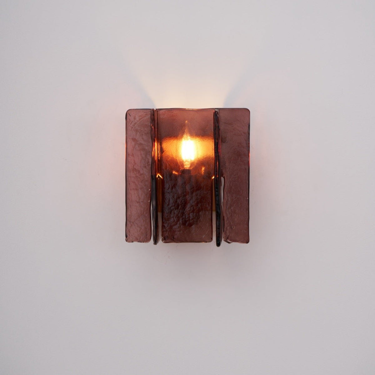 Lustra Wall Light Brass Glass Clear