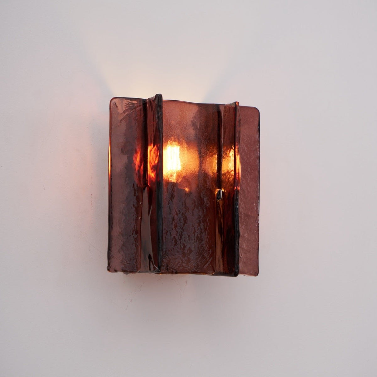 Lustra Wall Light Brass Glass Clear