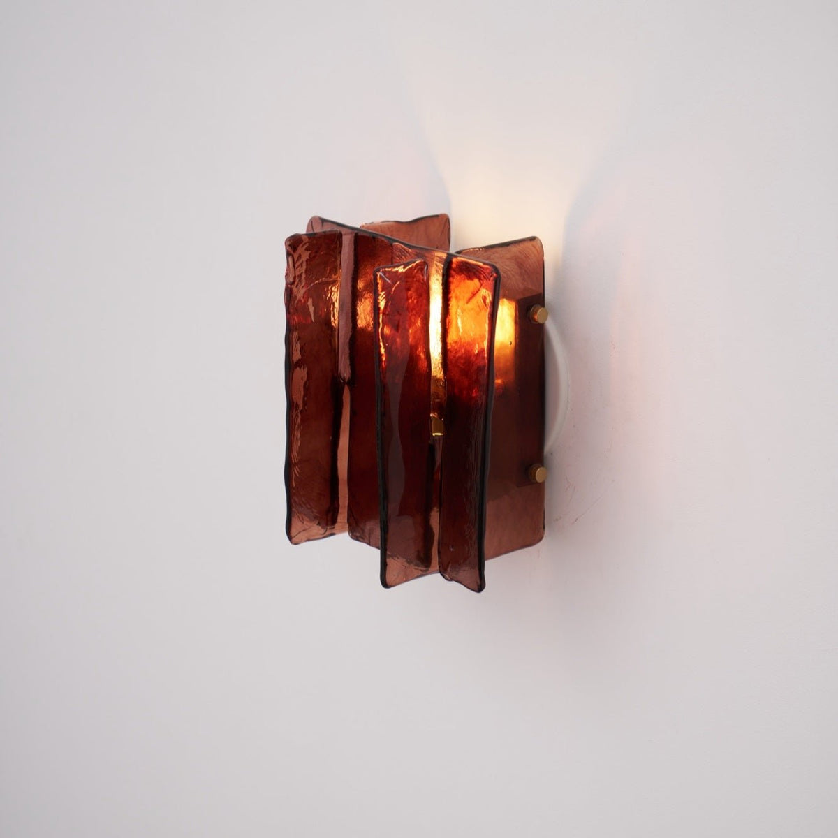 Lustra Wall Light Brass Glass Clear