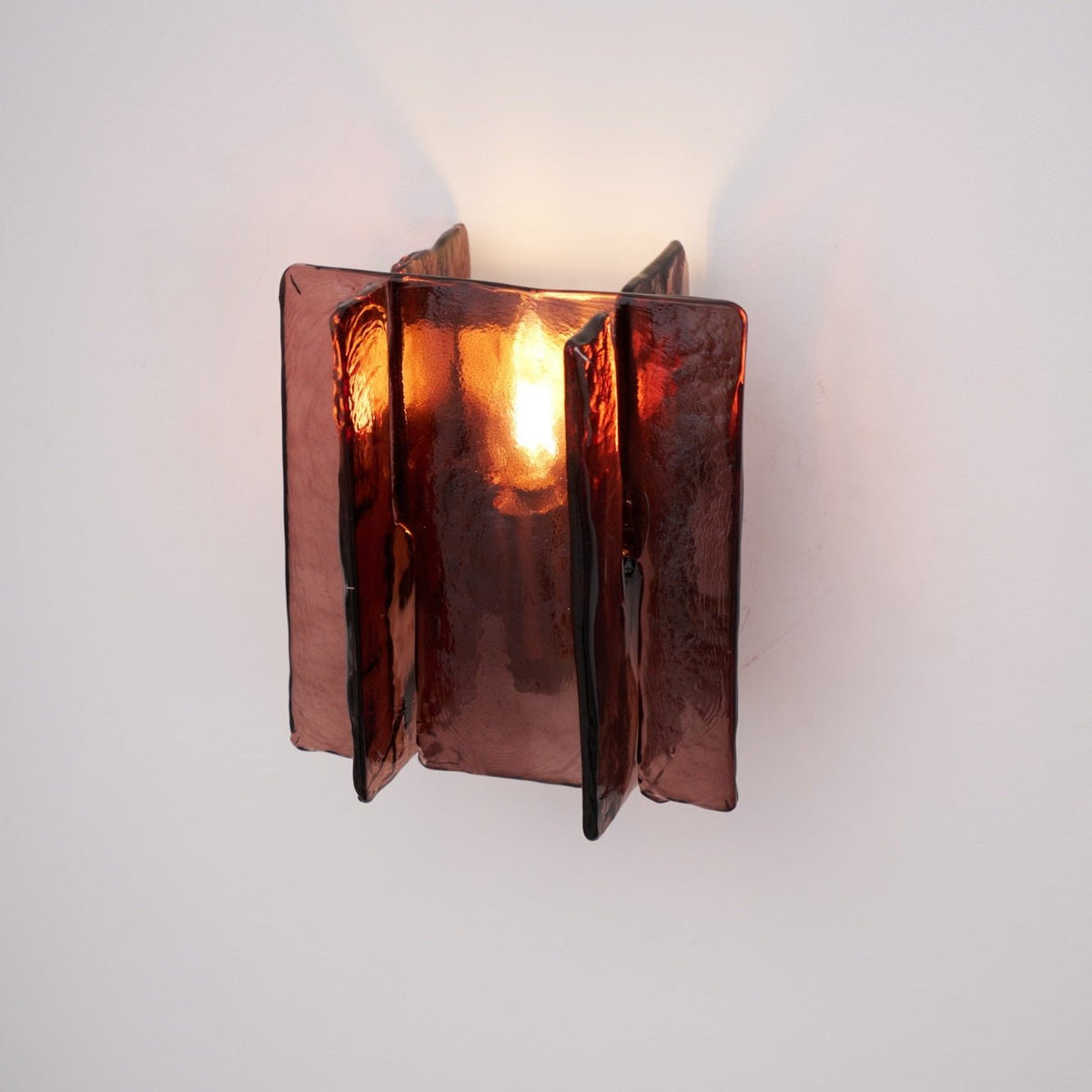 Lustra Wall Light Brass Glass Clear
