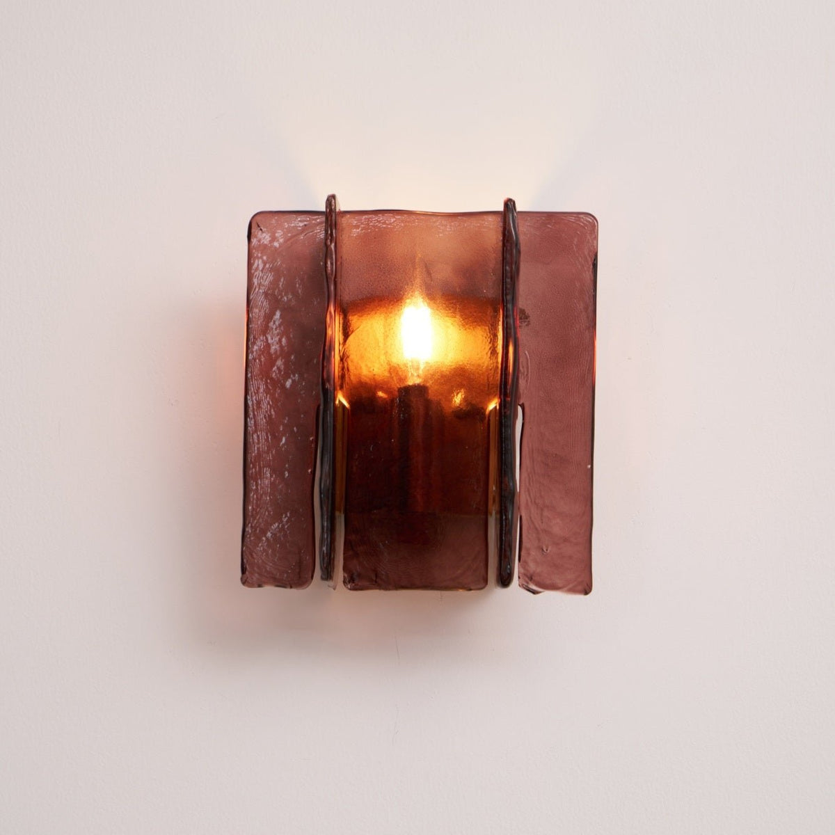 Lustra Wall Light Brass Glass Clear