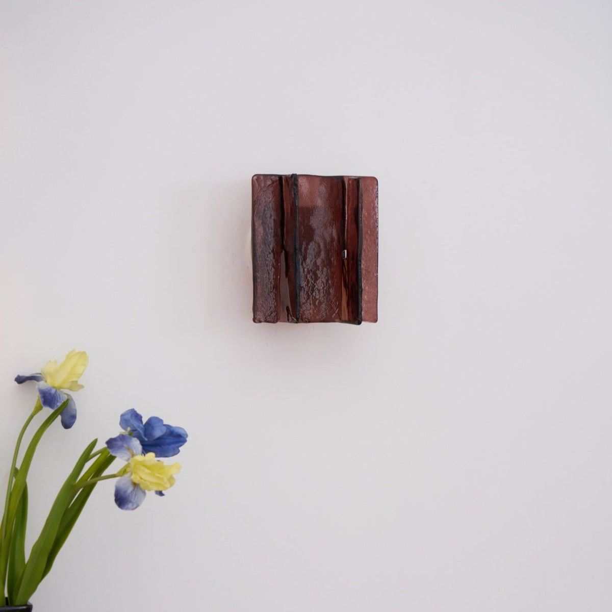 Lustra Wall Light Brass Glass Clear