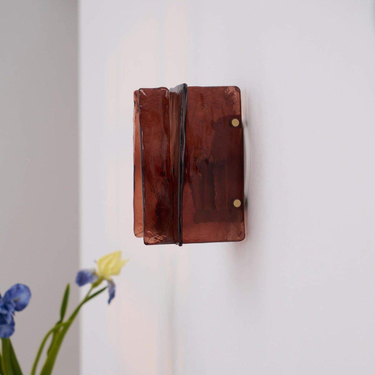 Lustra Wall Light Brass Glass Clear