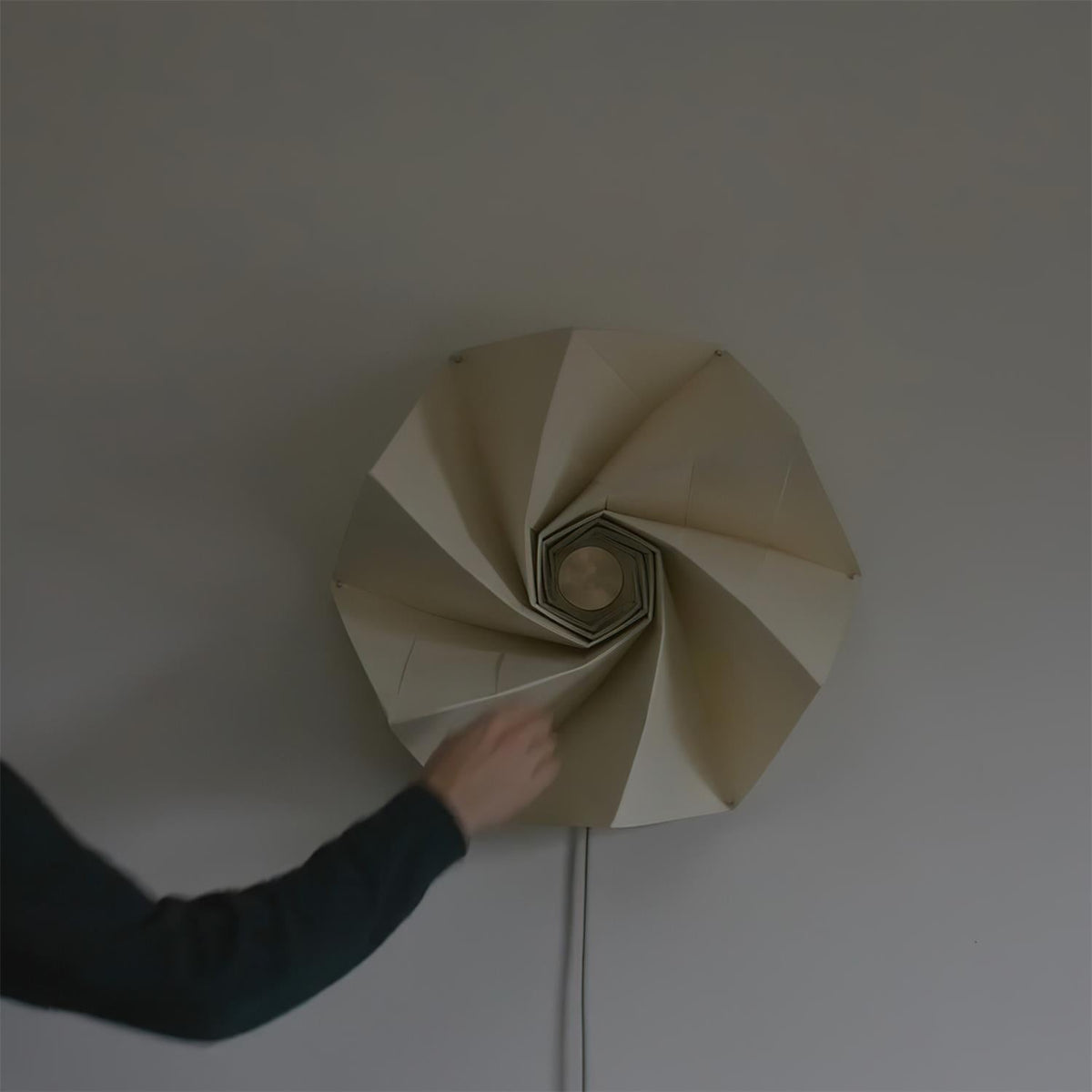 Echo Applique Murale Moderne LED Abat-jour Spiralé