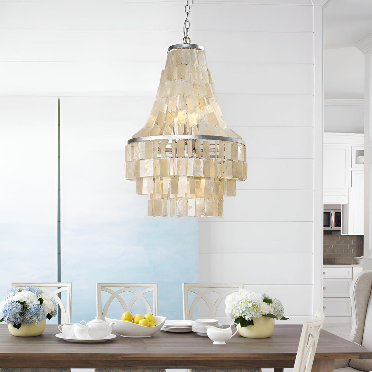 Aurora Lustre Boho Shell Tiered
