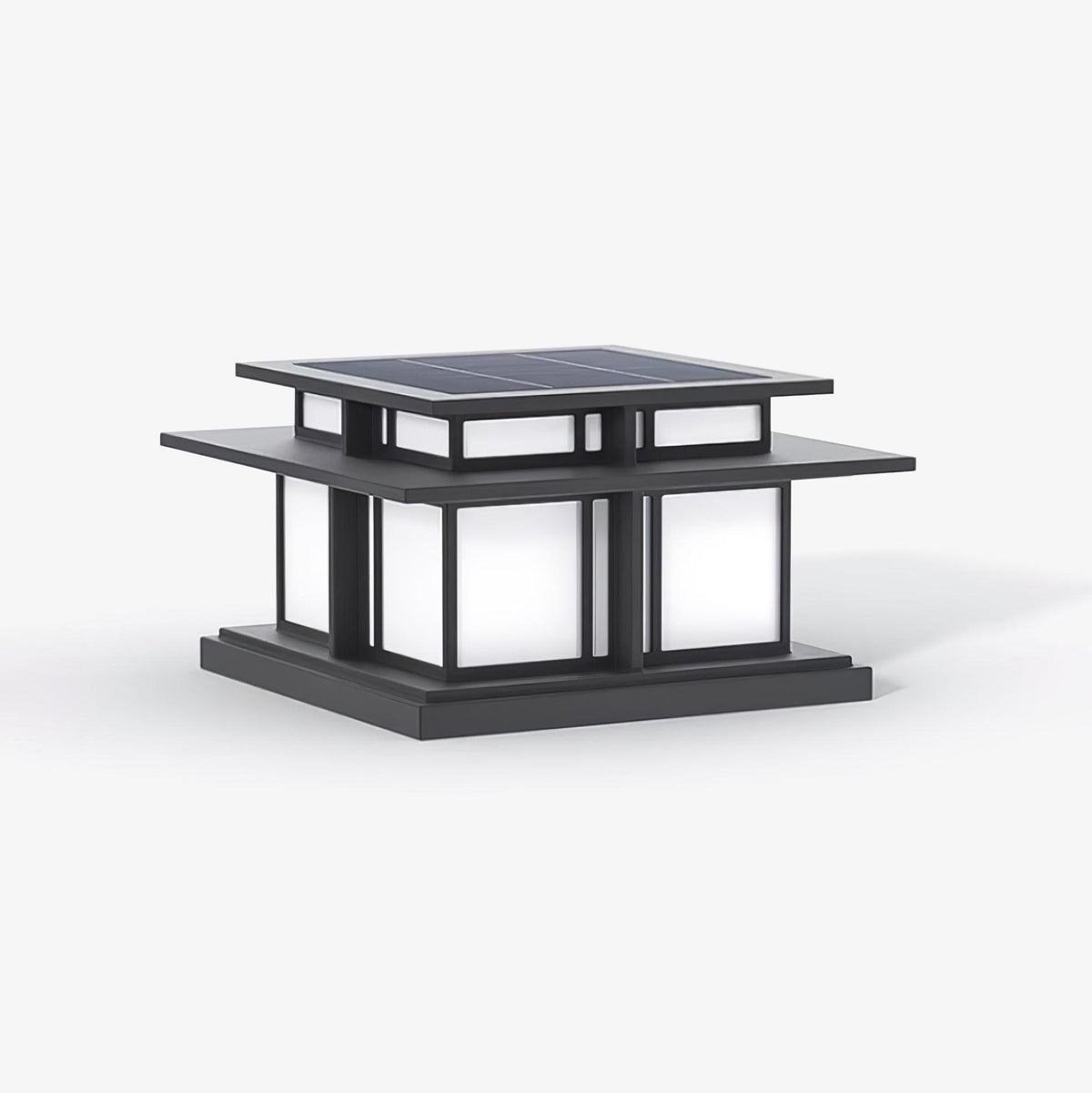Milo Luminaire Extérieur sur Pilier Solaire / Câblé