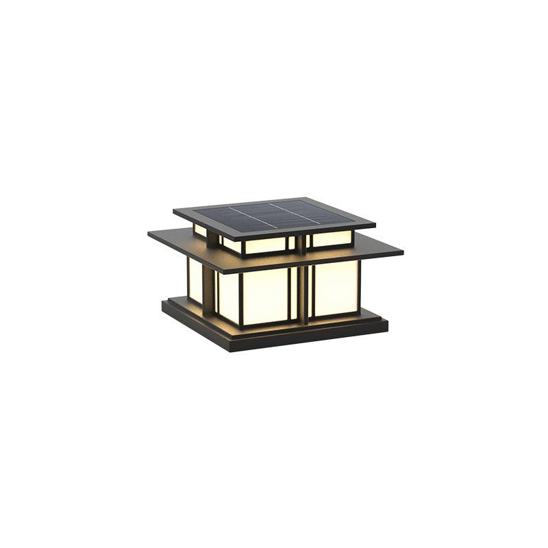 Milo Luminaire Extérieur sur Pilier Solaire / Câblé