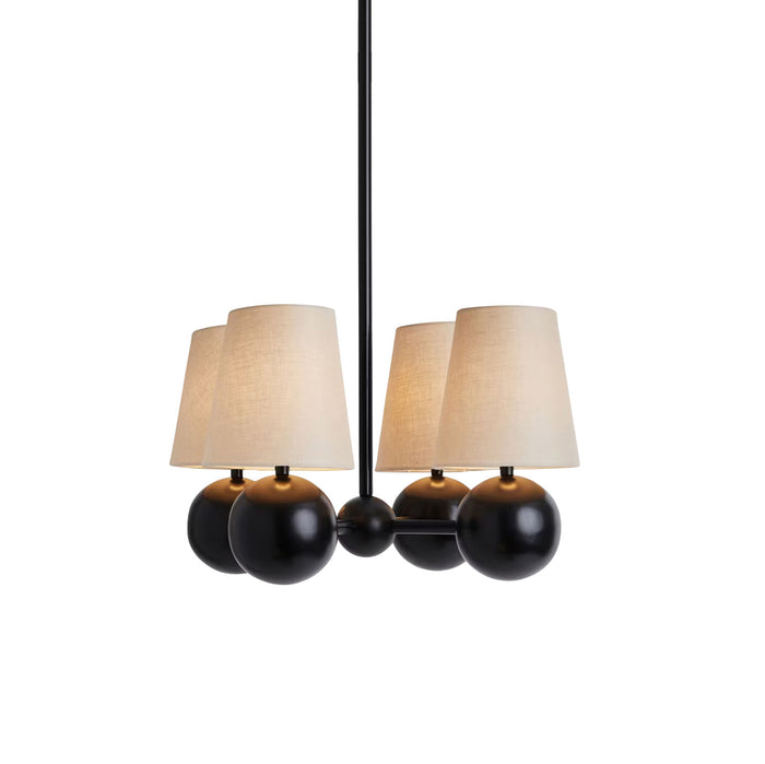 Aevuvyj Prime Élégance Laiton Tissu Métal Lustre