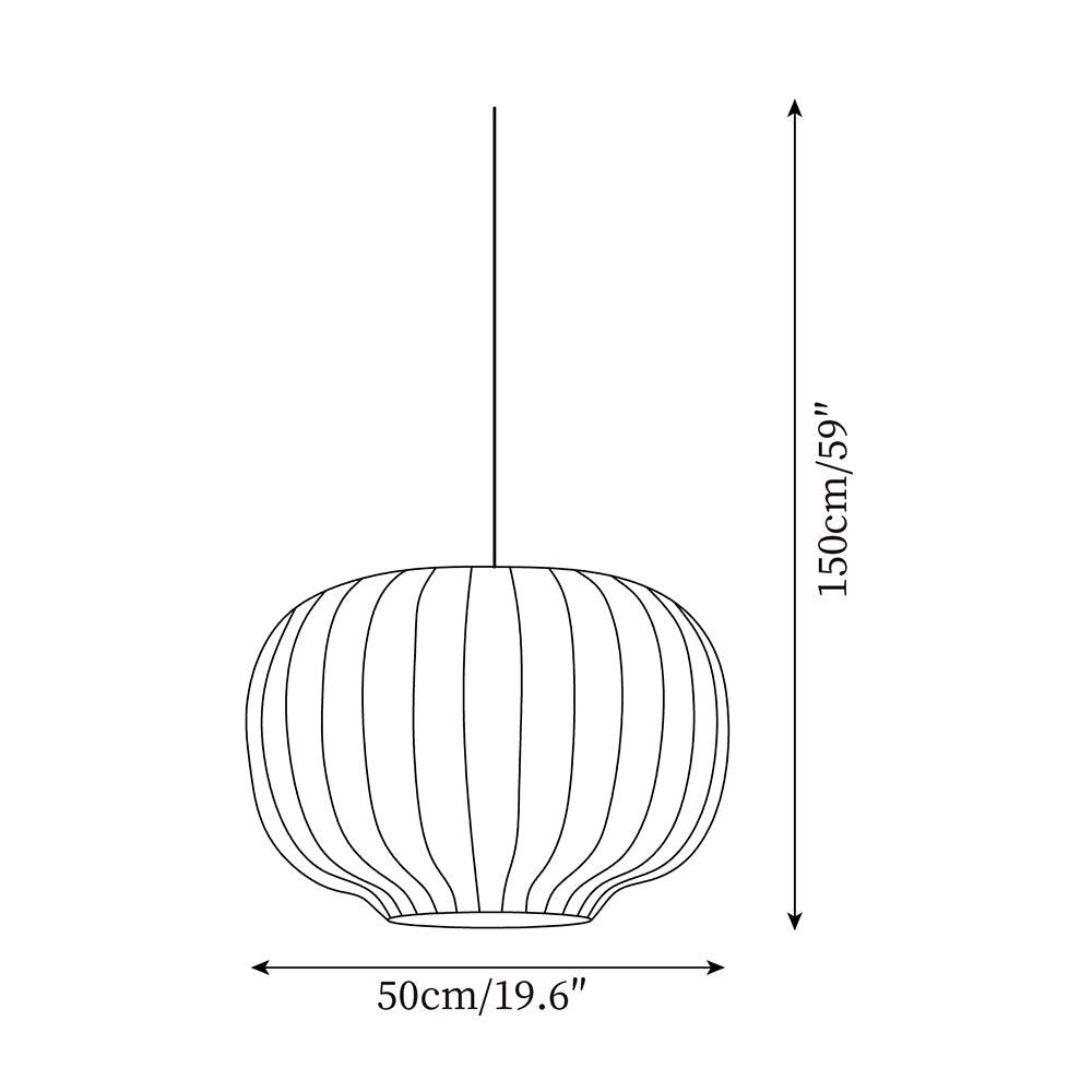 Rinwa Lampe Suspension Lanternes Inspirée du Japon