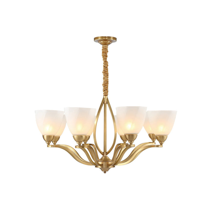 Dvaluvyj Postmodern Luxe Laiton Métal Verre Lustre