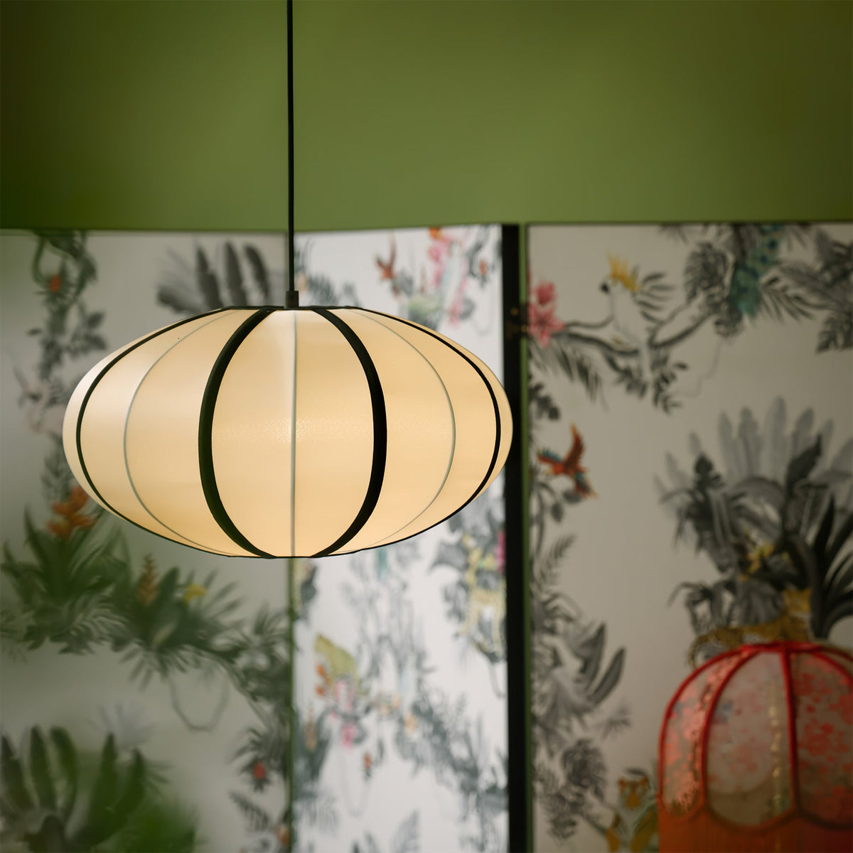 Daphne Lampe suspendue en tissu moderne
