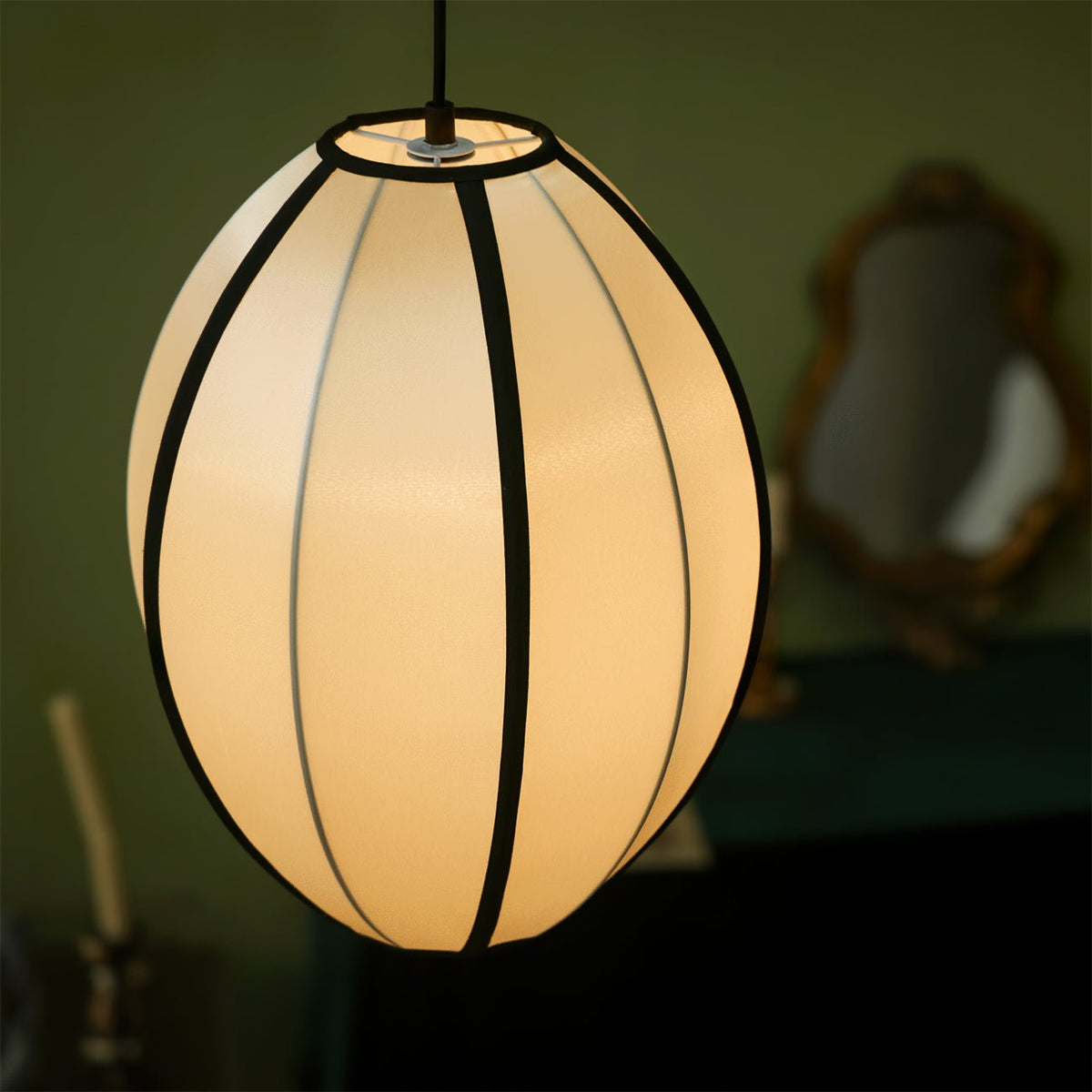 Daphne Lampe suspendue en tissu moderne