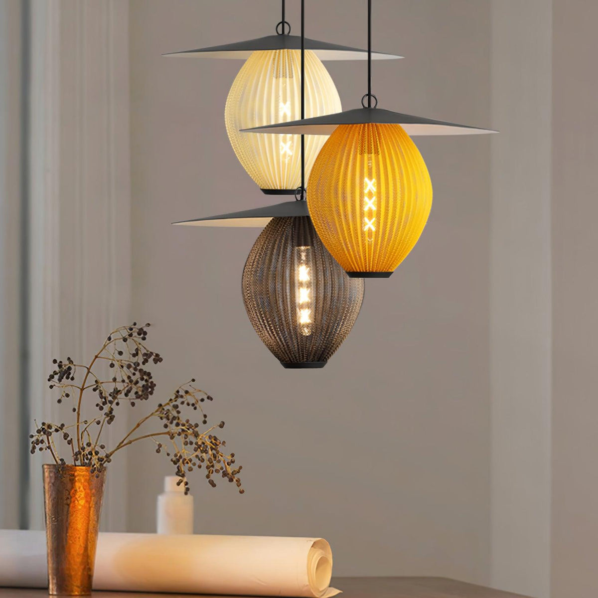 Boris Lampe Suspendue Halo Cascadant