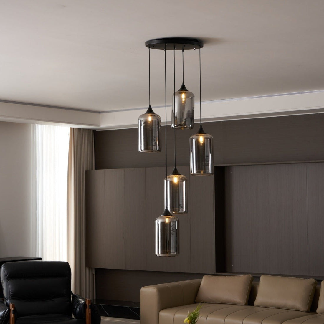 Mirelia Suspension Industrielle en Verre
