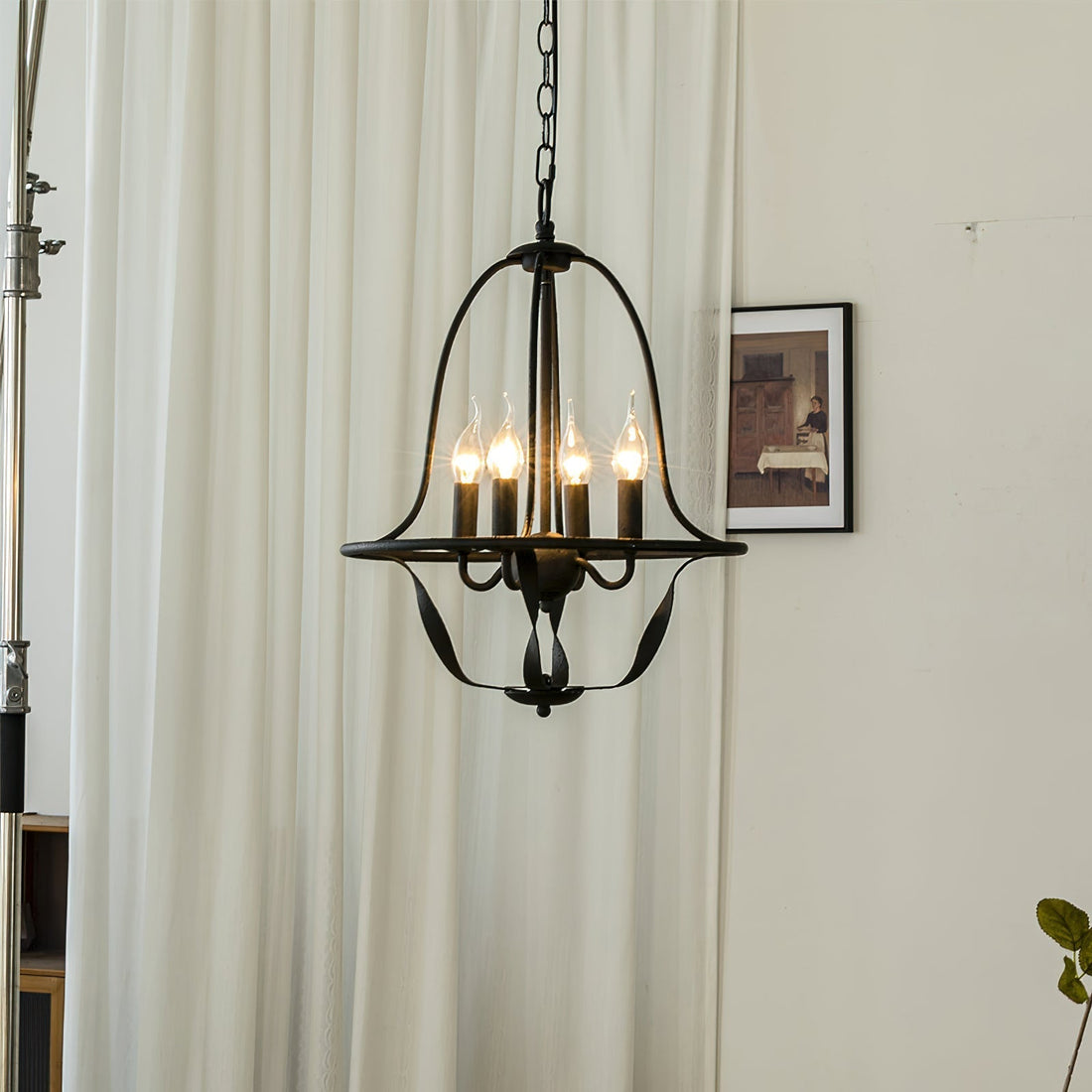 Luxnova Ancien Industriel Prime Métal Suspension