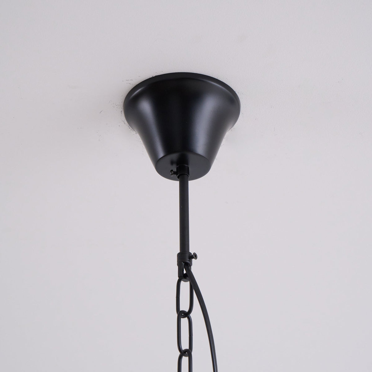 Svelte Ancien Industriel Métal Verre Suspension