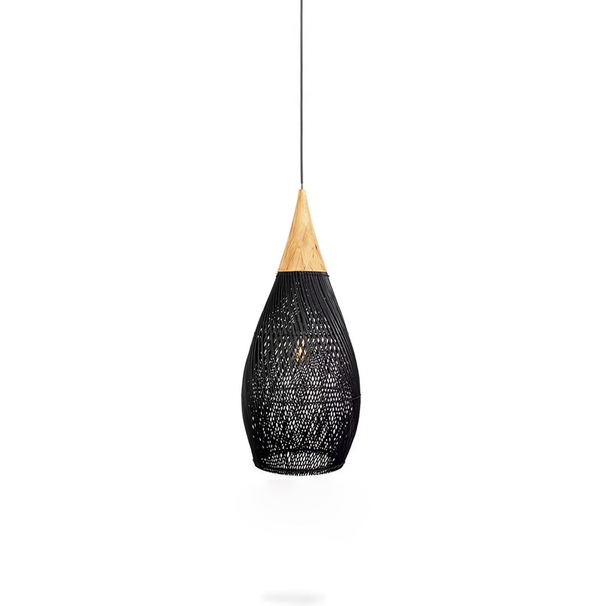 Solavn Lampe suspendue en bois de rotin