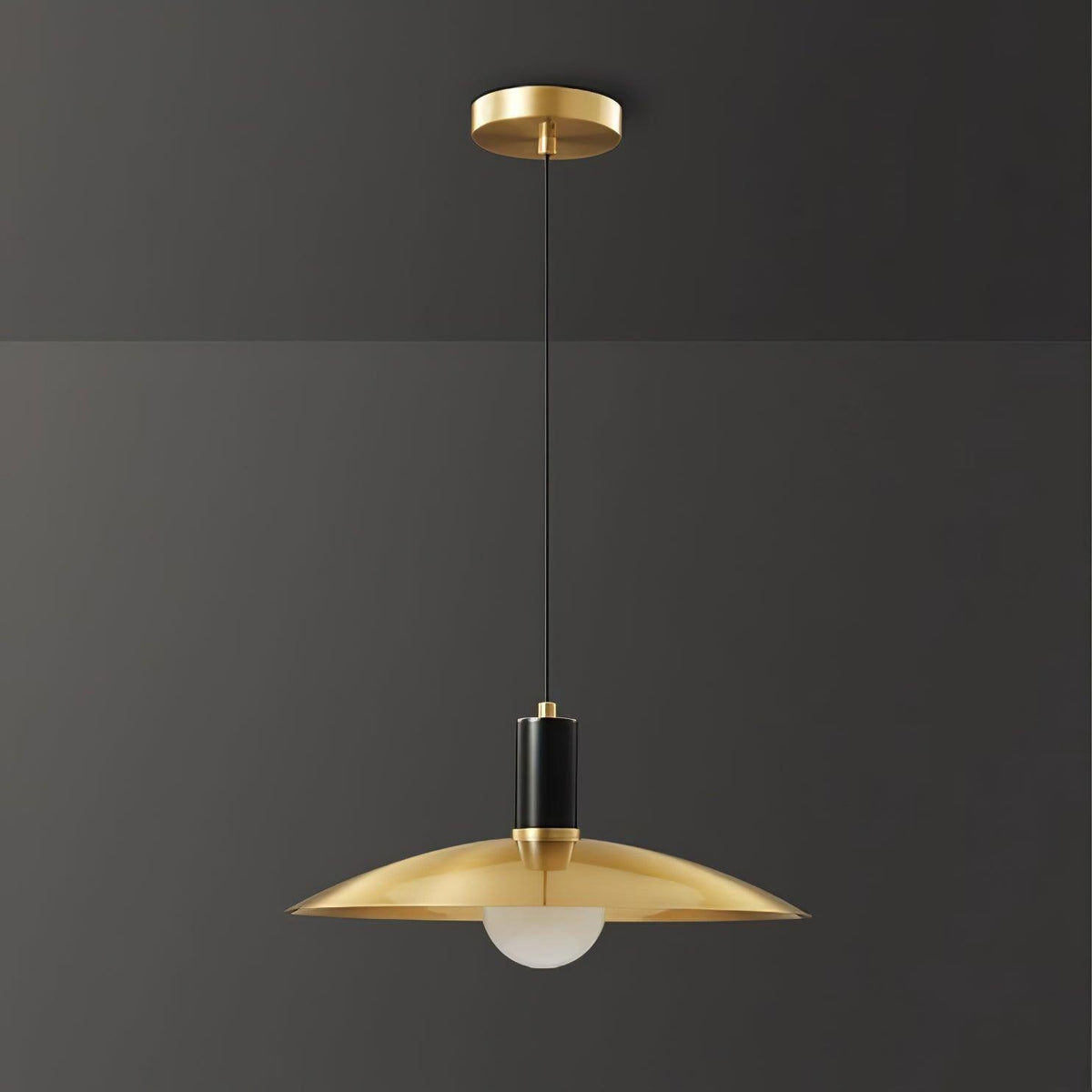 Thalora Suspension Laiton Verre Classique