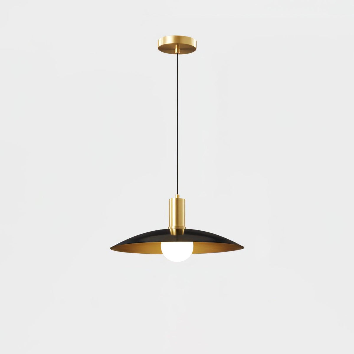 Thalora Suspension Laiton Verre Classique