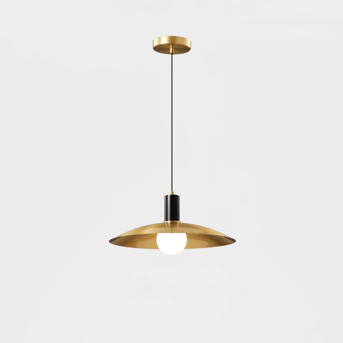 Thalora Suspension Laiton Verre Classique