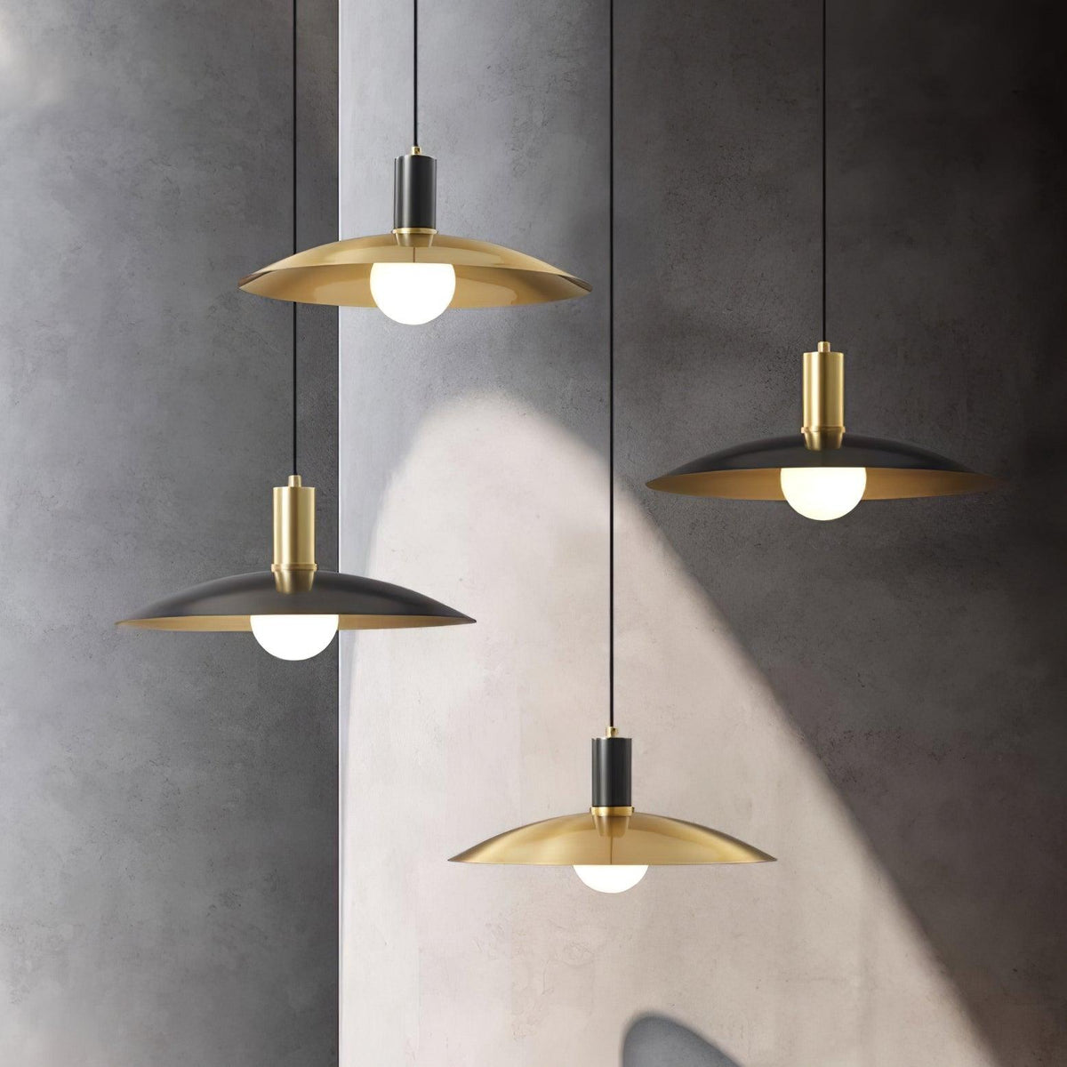 Thalora Suspension Laiton Verre Classique