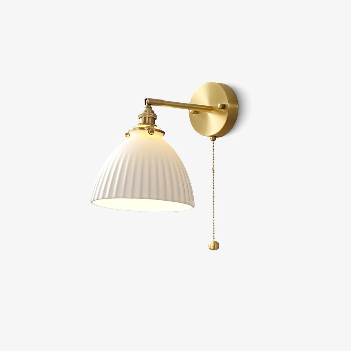 Lustra Lampe Murale Céramique Laiton Élégante