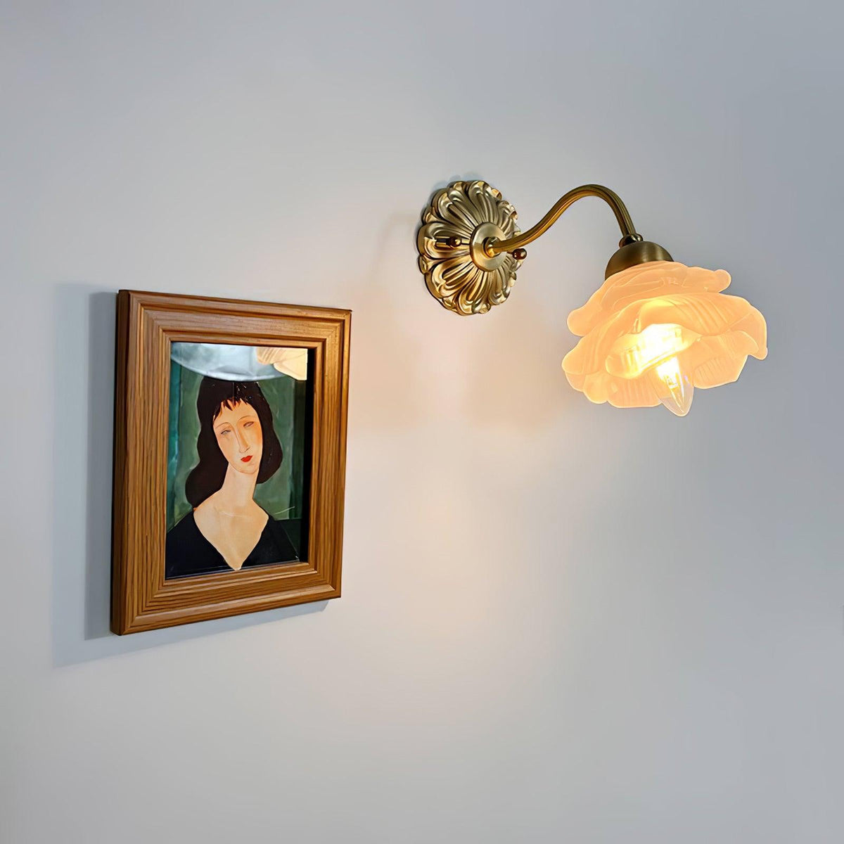 Drifte Applique murale de luxe florale en laiton