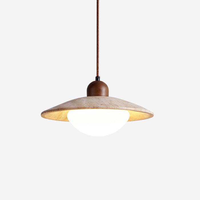 Ritta Suspension Minimaliste en Travertin