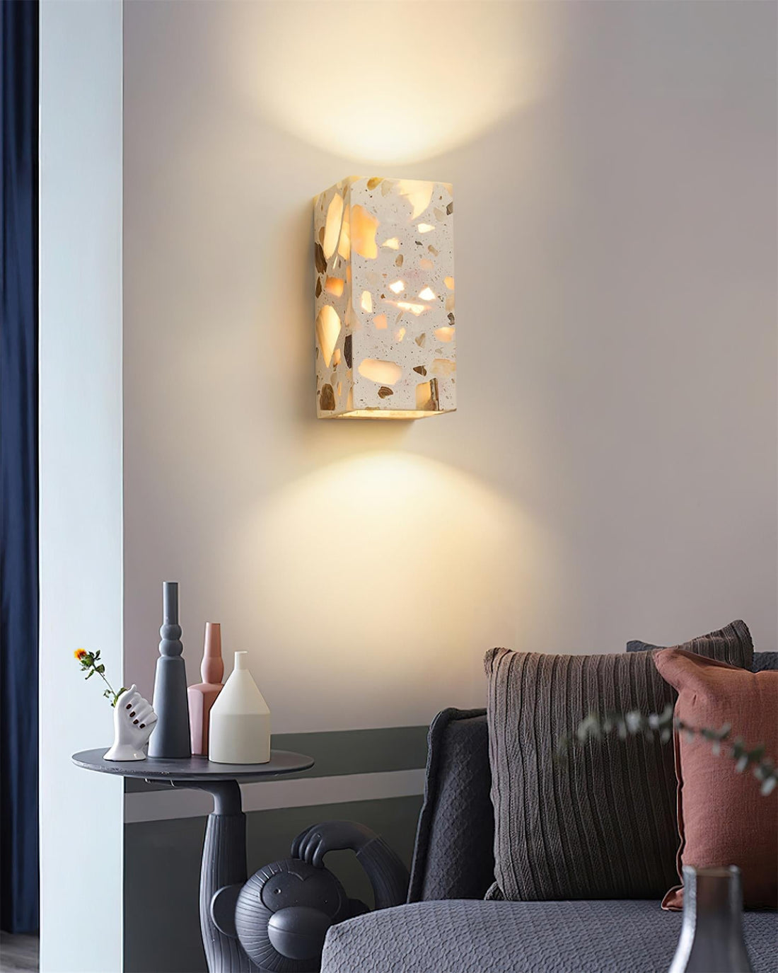 Ritta Applique Murale Contemporaine Terrazzo