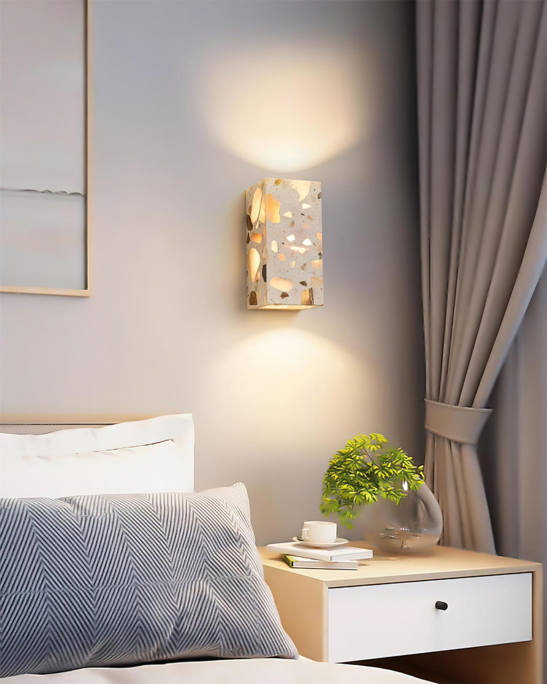 Ritta Applique Murale Contemporaine Terrazzo