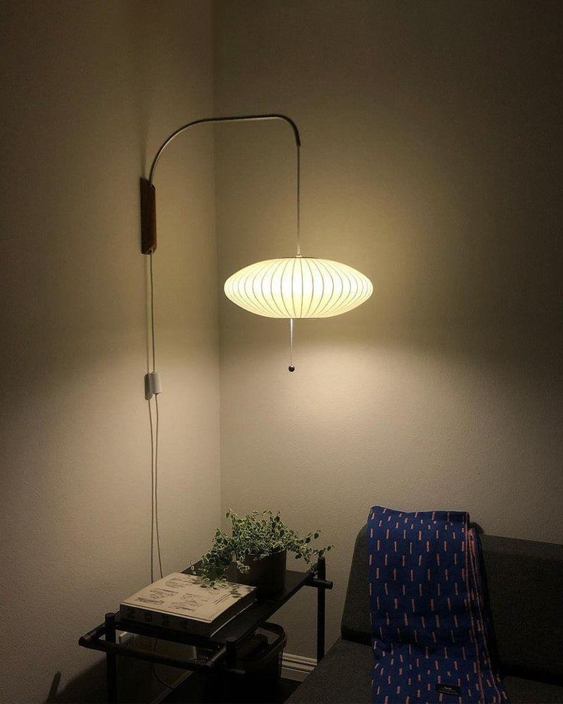 Lustra Wall Sconce Walnut Ball