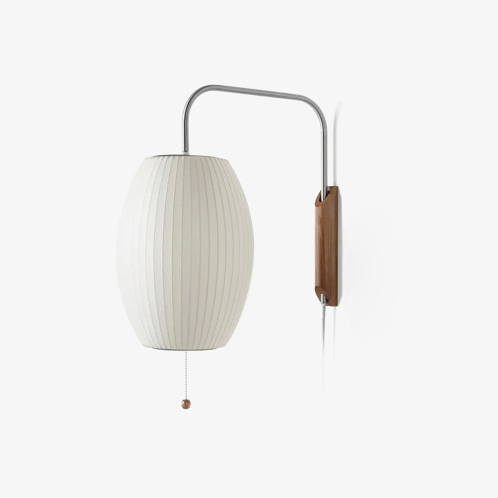 Lustra Wall Sconce Walnut Ball