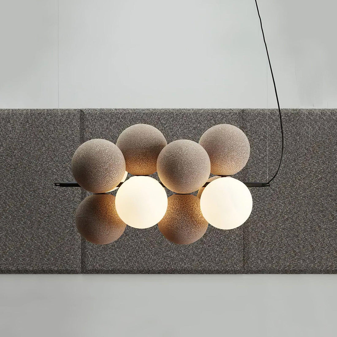 Mirelre Lampe suspendue artistique industrielle