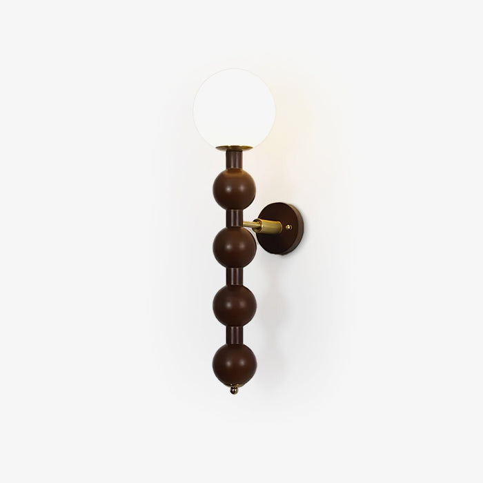 Olaeia Applique Murale Moderne Minimaliste Bubbly en Bois et Verre