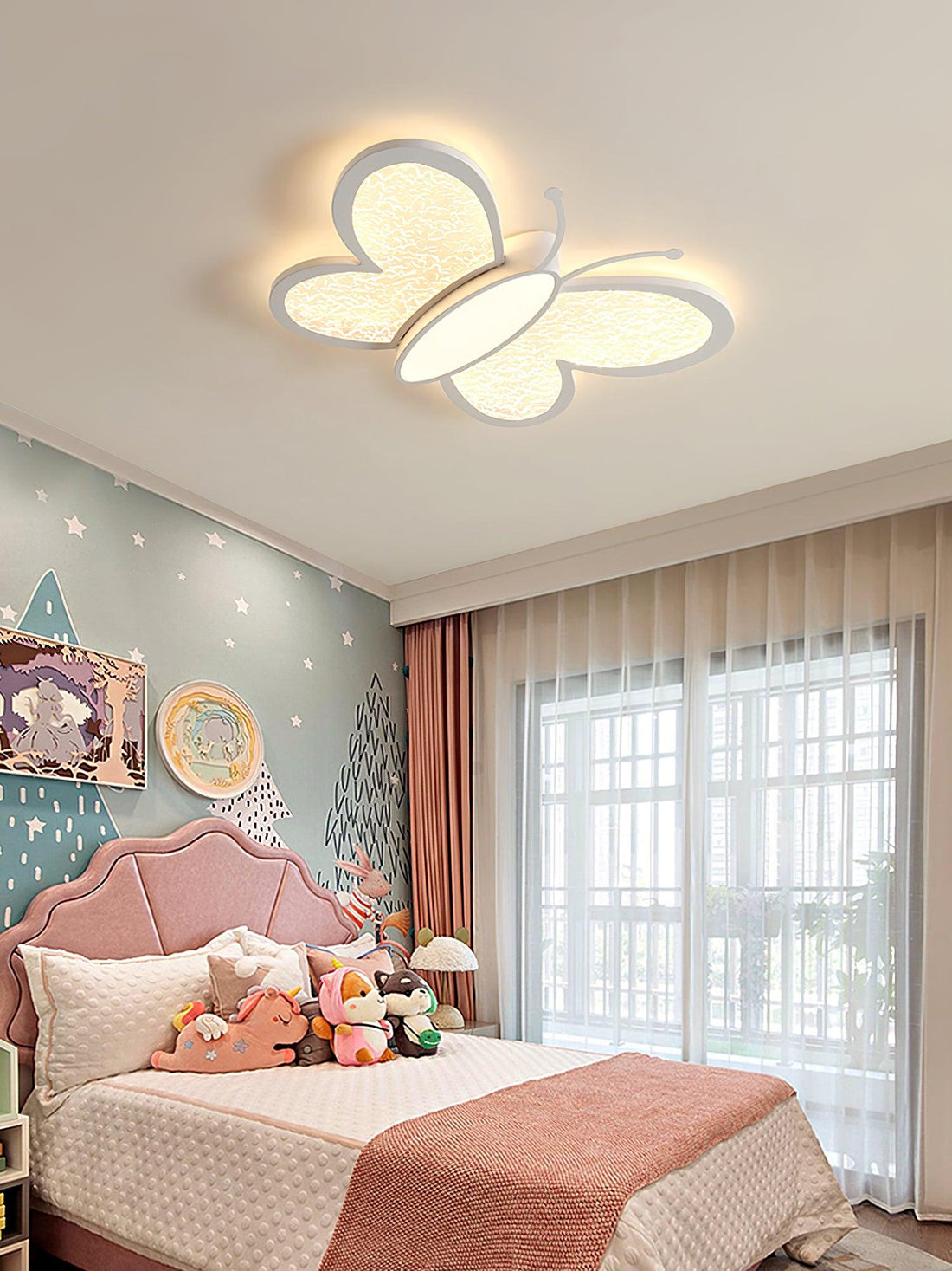 Rayo Lampe de Plafond Art Nordique Papillon