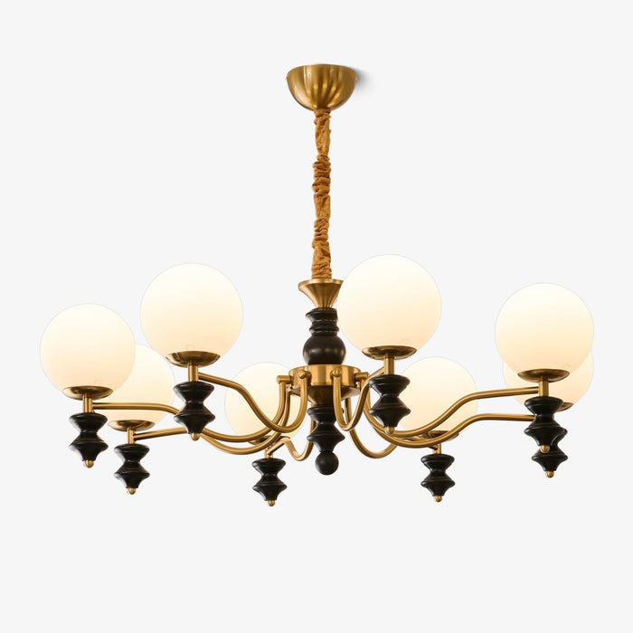 Ordore Lustre en Bois Vintage Traditionnel