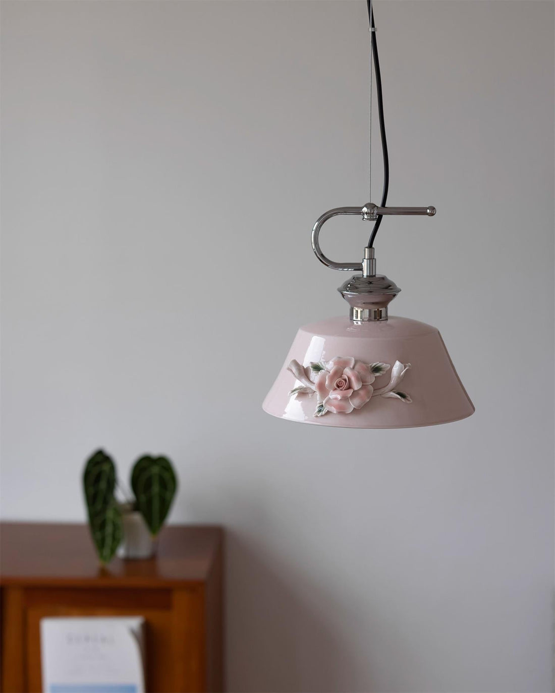 Camellia Suspension Céramique Vintage
