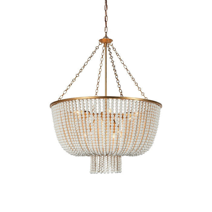 Opal Lustre en Métal et Bois de Luxe Postmoderne