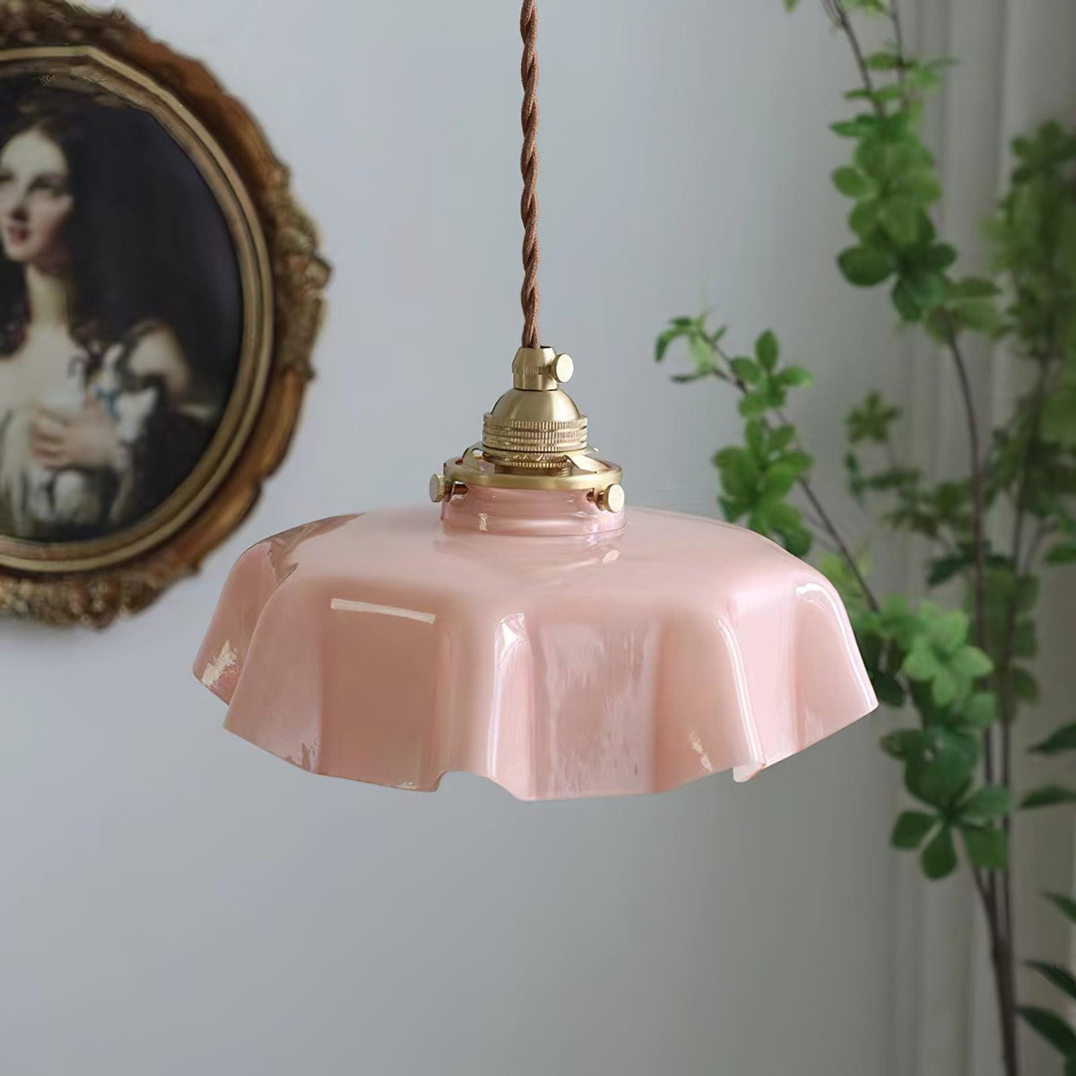 Civen Suspension Fleur Verre