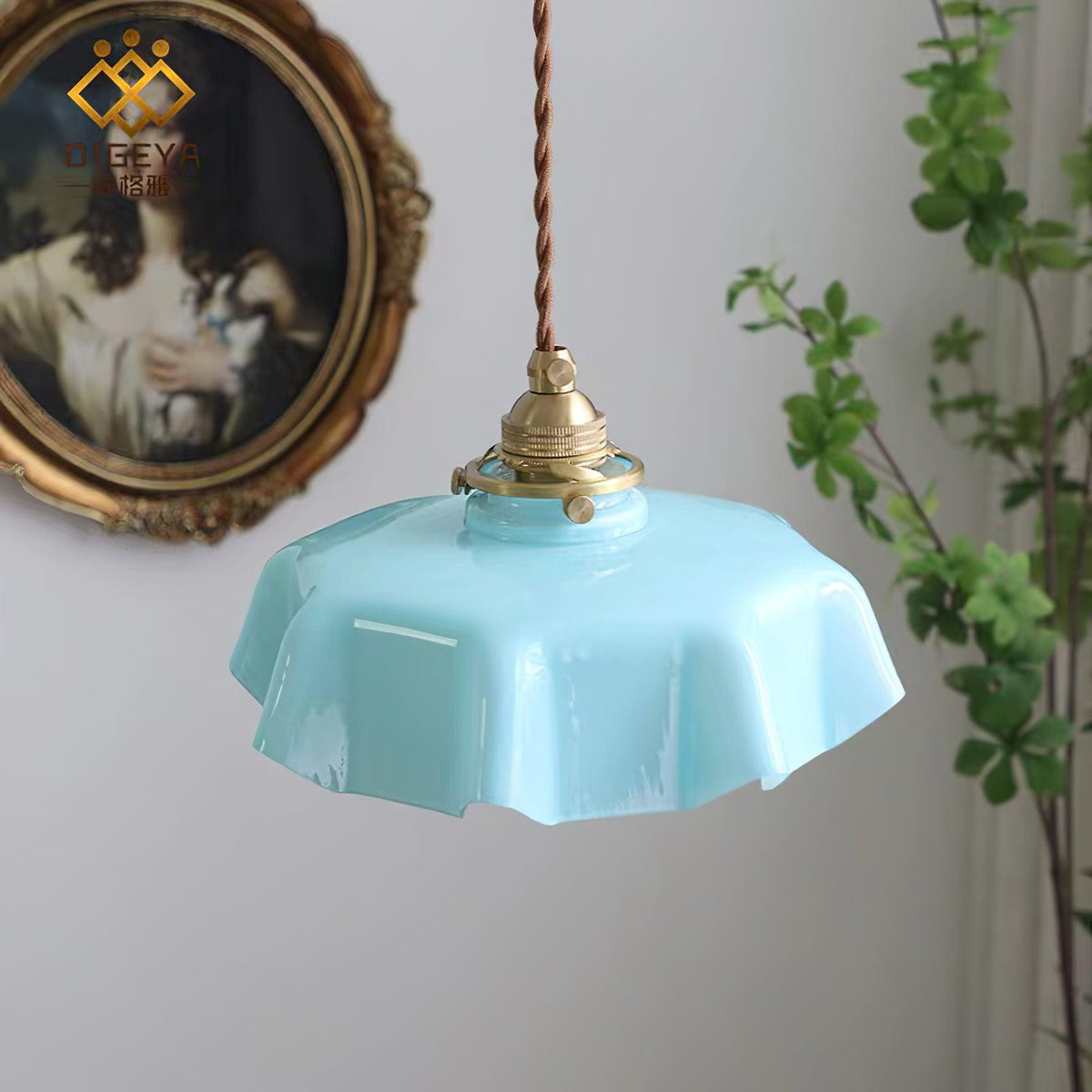 Civen Suspension Fleur Verre