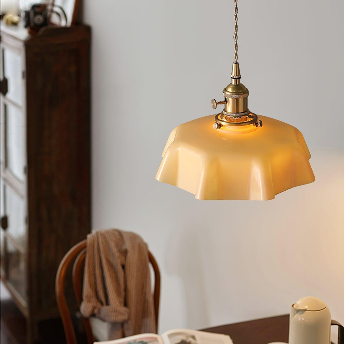 Civen Suspension Fleur Verre