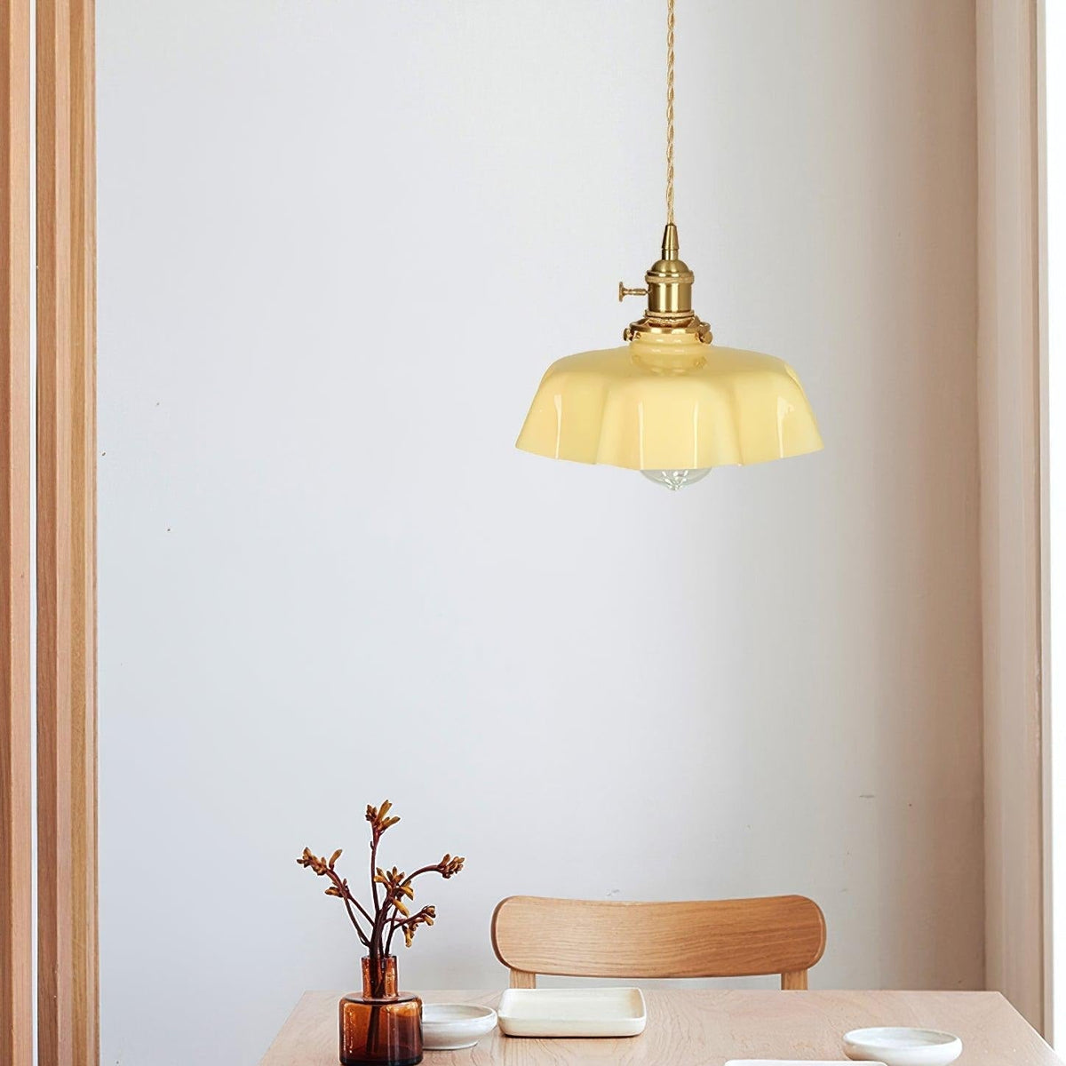 Civen Suspension Fleur Verre