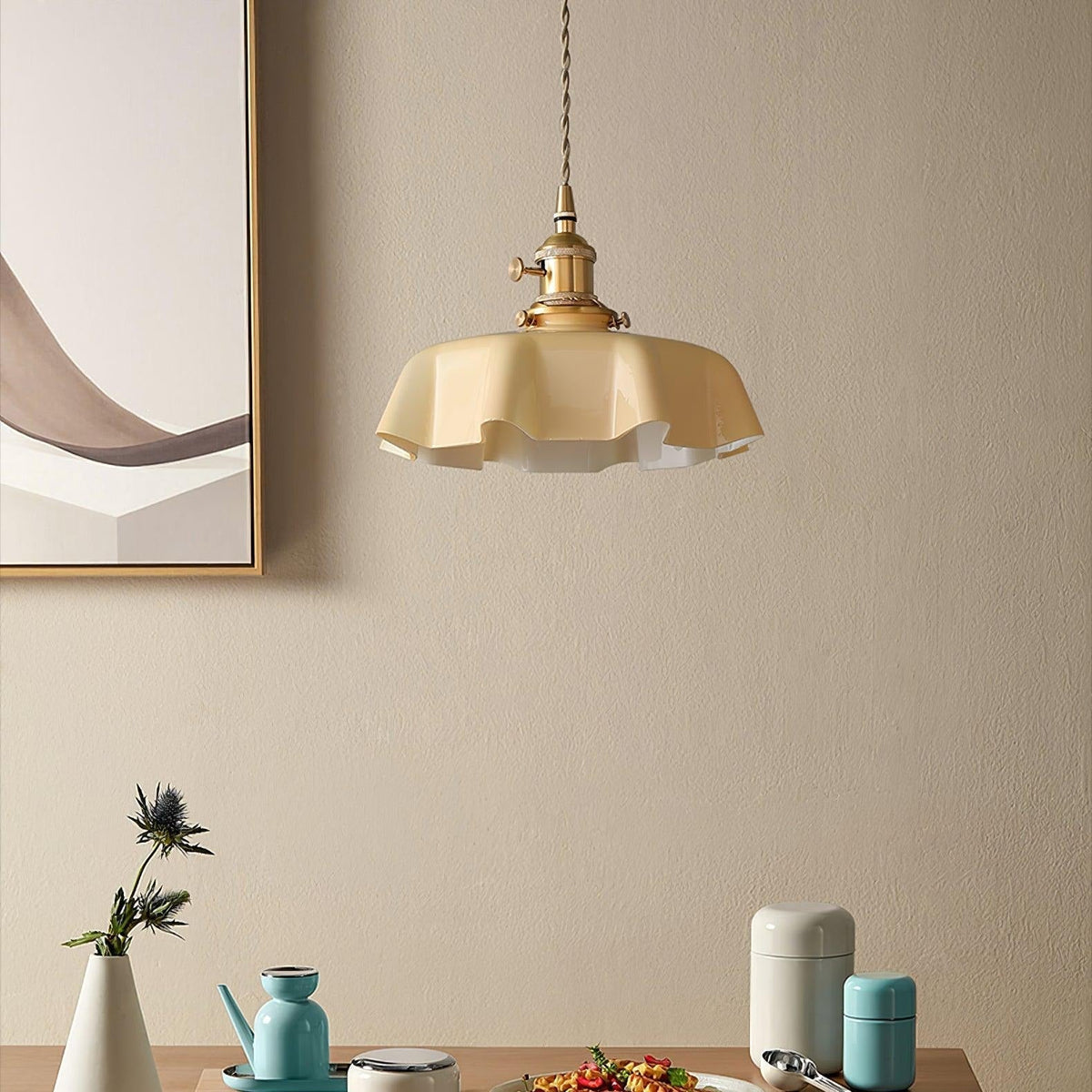 Civen Suspension Fleur Verre