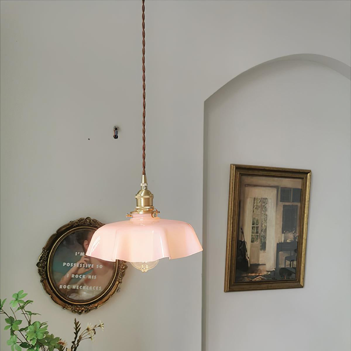 Civen Suspension Fleur Verre